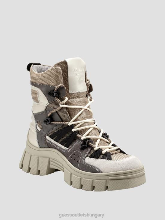 GUESS Medium Natural 101 8ZX4F3535 Haler Hiker Boots