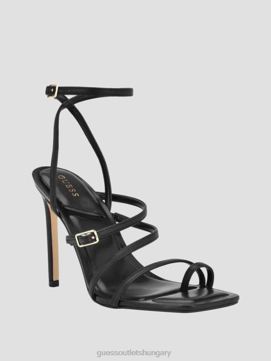 GUESS Black 8ZX4F3421 Bolten Strappy Stiletto Heels