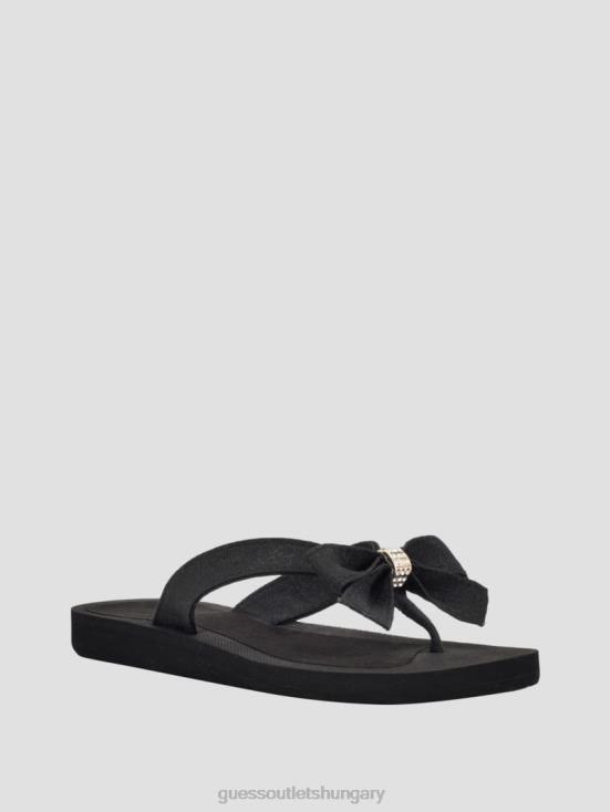 GUESS Black 8ZX4F3472 Tuta Bowtie Sandals