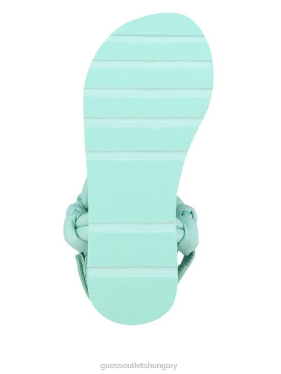 GUESS Denim Tie Dye 8ZX4F3482 Albina Knotted Platform Sandals