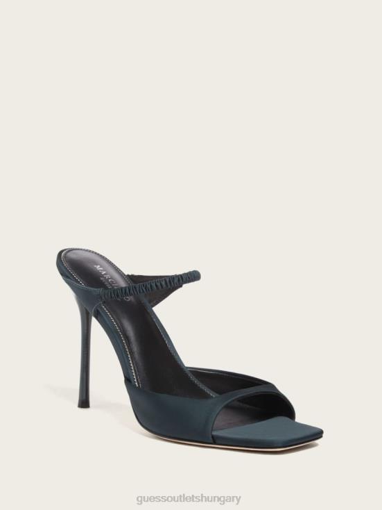 GUESS Green 8ZX4F3439 Brielle Satin Sandal