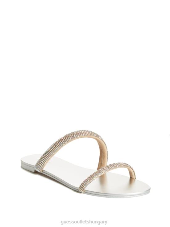 GUESS Light Natural 8ZX4F3501 Nerica Metallic Slides