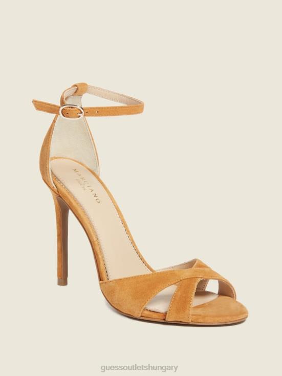 GUESS Mbrn-1 8ZX4F3451 Abiele Leather Stiletto Sandal
