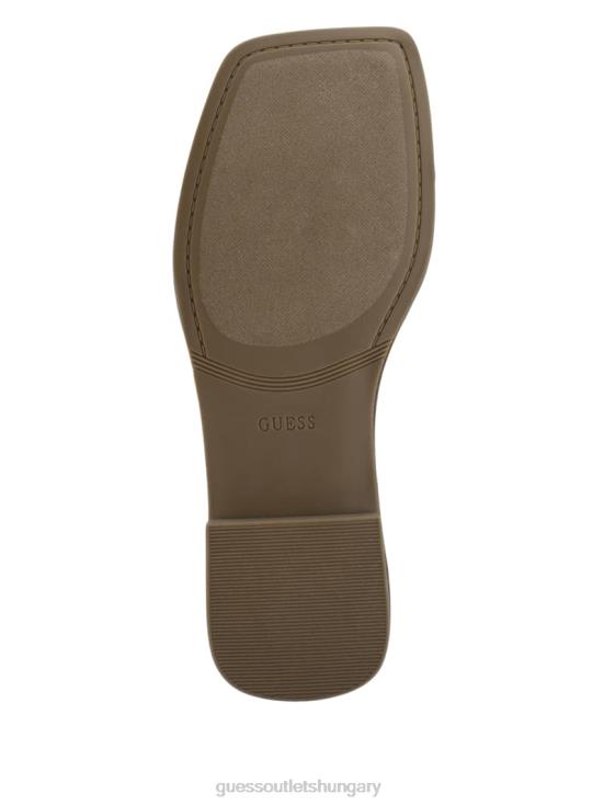 GUESS Medium Green 310 8ZX4F3498 Rayana Strappy Lace-Up Sandals