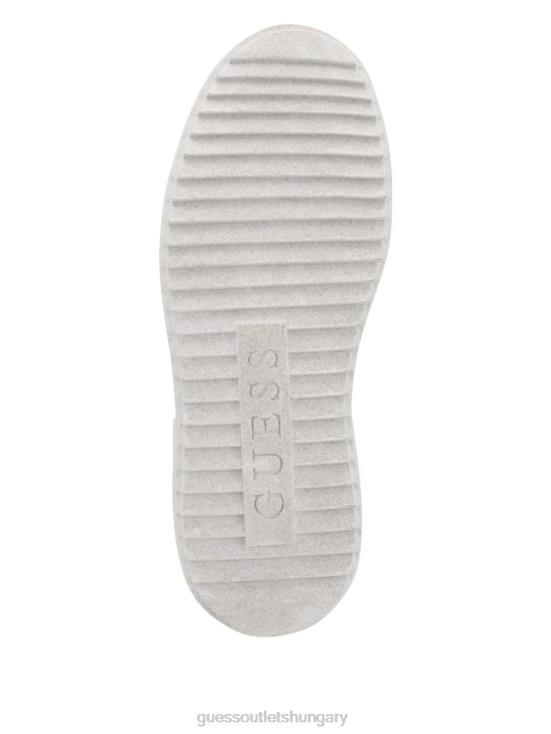 GUESS Wht Floral 8ZX4F3327 Denesa Peony Low-Top Sneakers