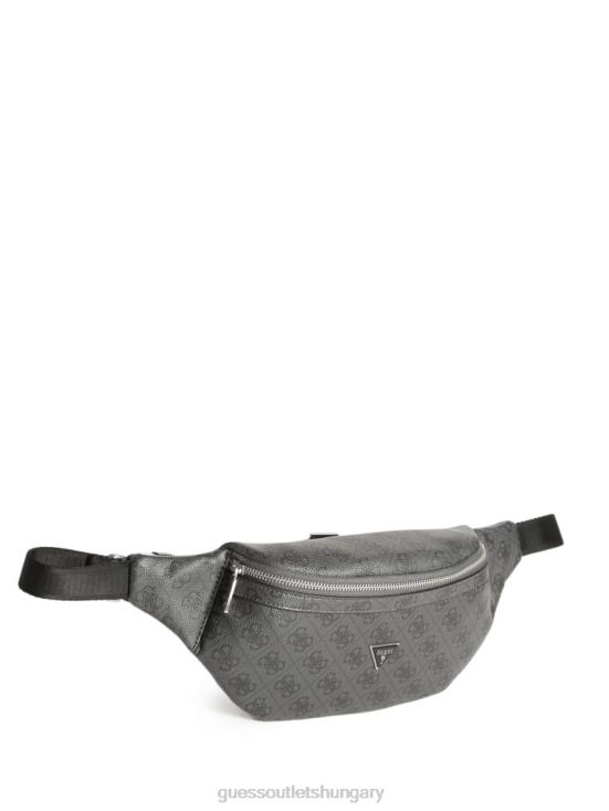 GUESS Black Floral Print 8ZX4F3235 Vezzola Smart Belt Bag