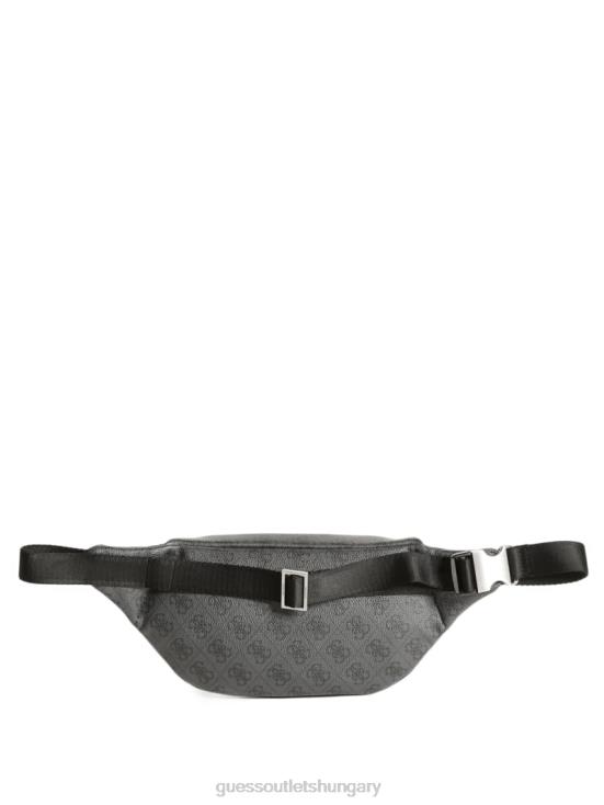 GUESS Black Floral Print 8ZX4F3235 Vezzola Smart Belt Bag