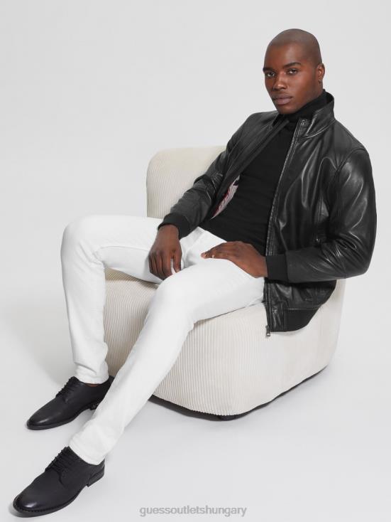 GUESS Black 8ZX4F3953 Soft Leather Jacket