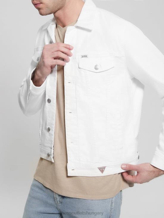 GUESS Optic White 8ZX4F3955 Eco Dillon Jacket