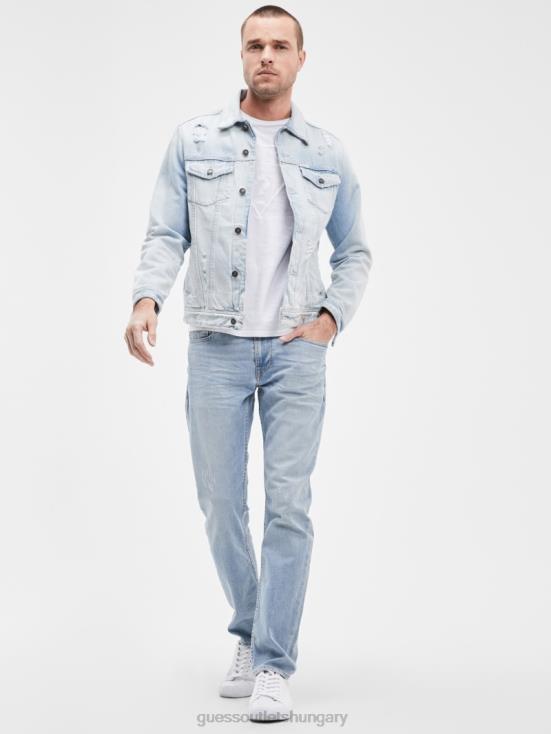 GUESS Jackson Wash 8ZX4F3962 Faded Tapered Jeans