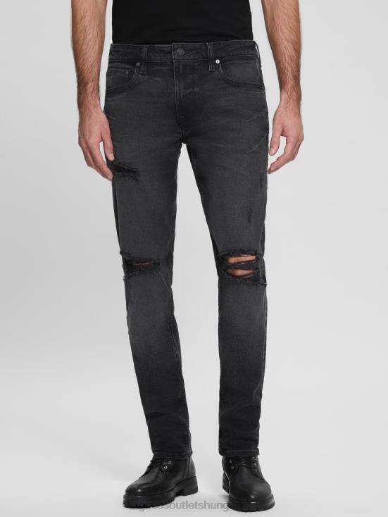 GUESS Victory 8ZX4F4067 Destroyed Tapered Jeans