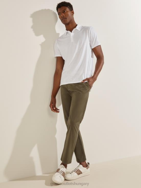 GUESS Olive Morning 8ZX4F4152 Myron Twill Skinny Pants