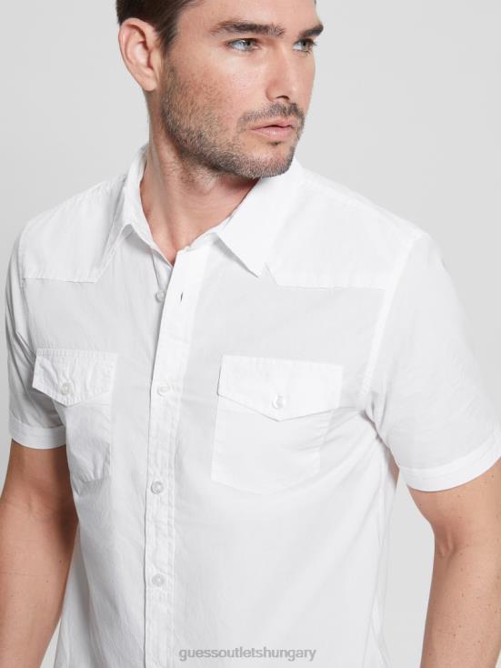 GUESS Blanc Pur 8ZX4F3967 Nottingham Shirt