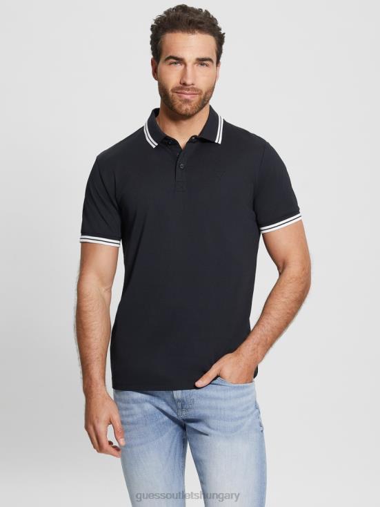 GUESS Bleu Elegant 8ZX4F3977 Sports Pique Polo