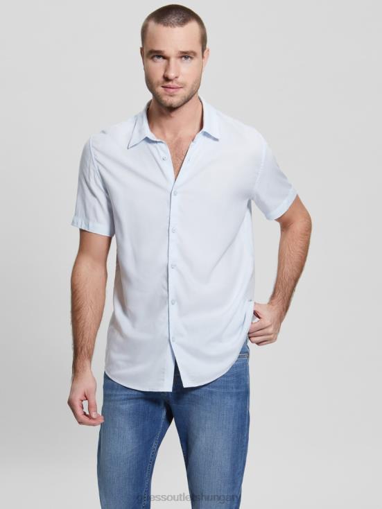 GUESS Sky High 8ZX4F3997 Eco Rayon Solid Shirt