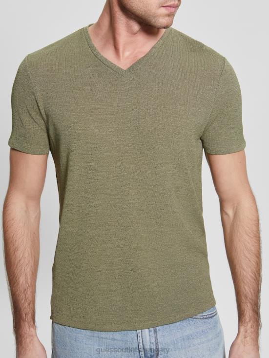 GUESS Dusty Olive 8ZX4F4010 Gauze Tee