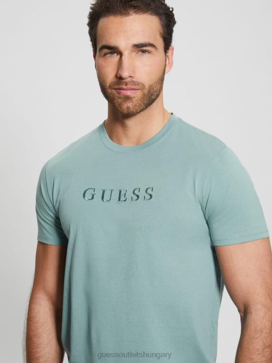 GUESS Honest Blue 8ZX4F4037 Embroidered Logo Tee