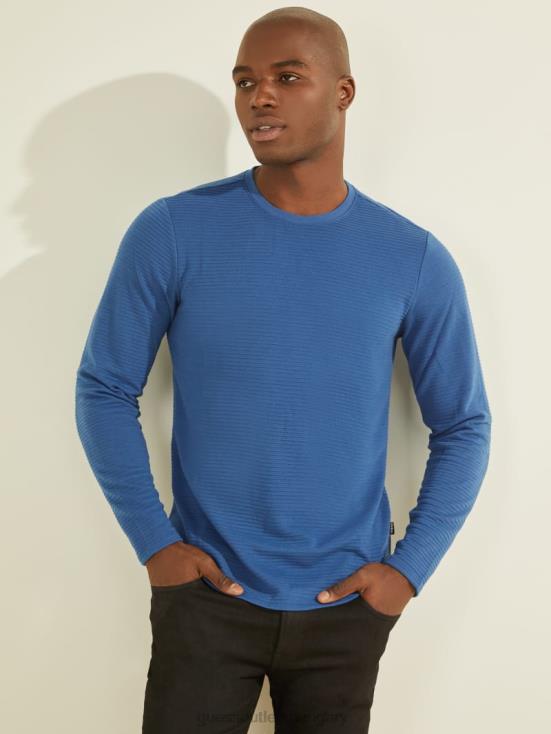 GUESS Open Waters 8ZX4F4089 Zuma Long-Sleeve Tee
