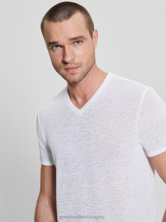 GUESS Pure White 8ZX4F4004 Gauze Tee