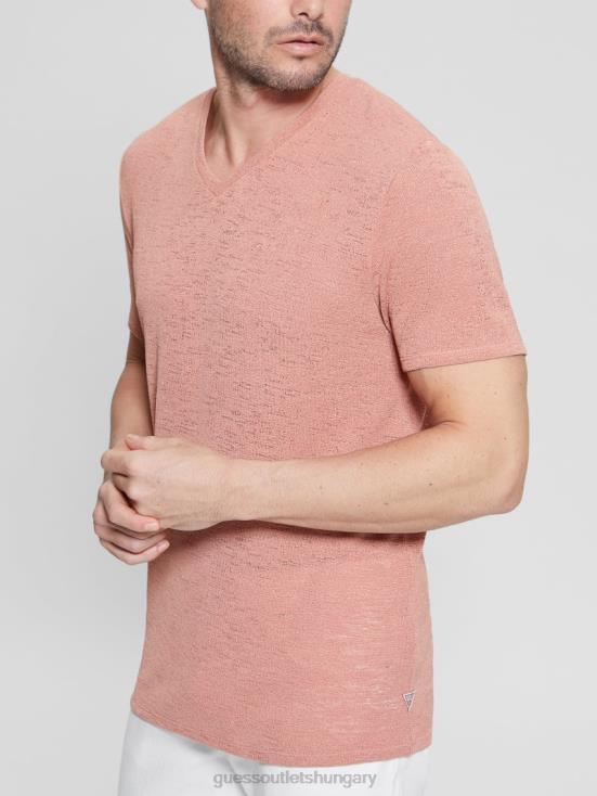 GUESS Satin Rose 8ZX4F4021 Gauze Tee