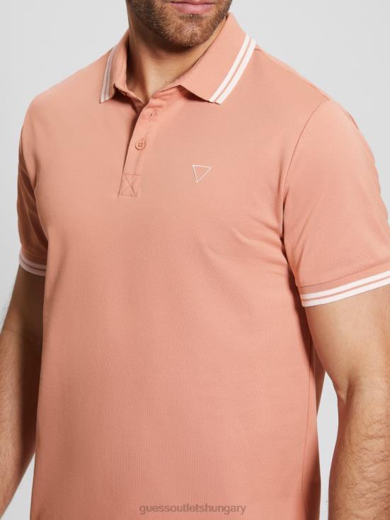 GUESS Satin Rose Multi 8ZX4F4140 Sports Pique Polo