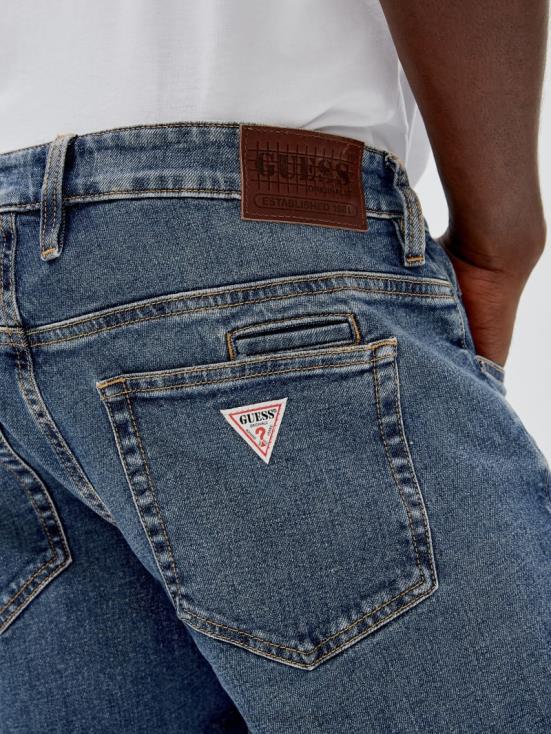 GUESS Go Coltrane Medium Wash 8ZX4F4048 Originals Kit Straight Jeans