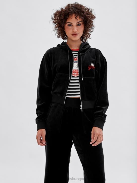 GUESS Black 8ZX4F1836 Originals x Betty Boop Velour Jacket