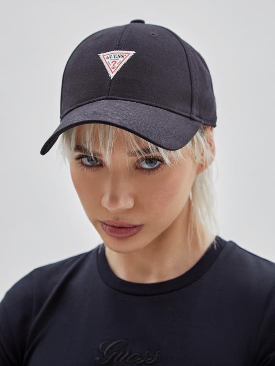 GUESS Black 8ZX4F3804 Originals Triangle Logo Dad Hat