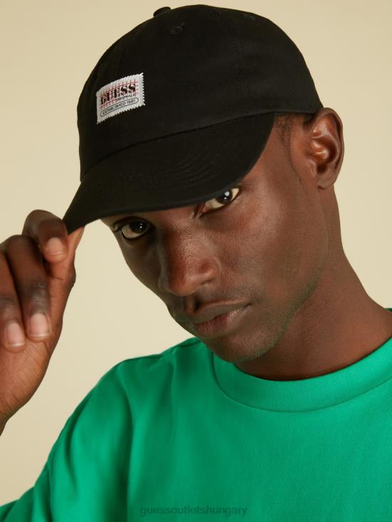 GUESS Black 8ZX4F3809 Originals Dad Hat