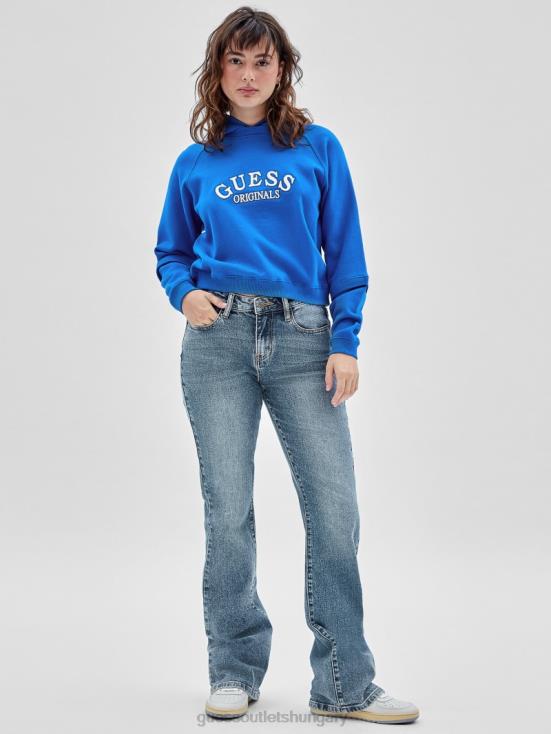 GUESS Bright Zaffre Multi 8ZX4F1364 Originals Vintage Logo Hoodie