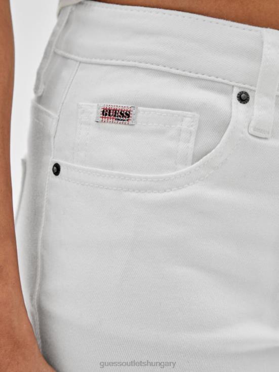 GUESS Go Aged White Wash 8ZX4F171 Originals Kit Bootcut Jeans