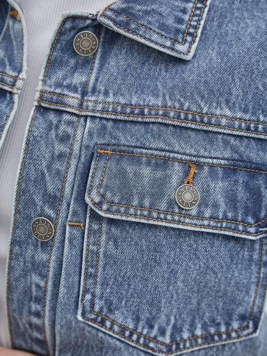 GUESS Go Donna Medium Wash 8ZX4F1371 Originals Denim Workers Shirt