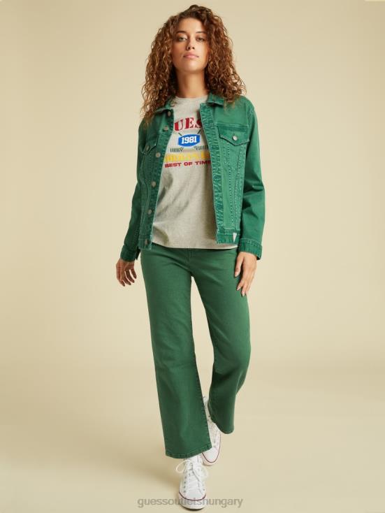 GUESS Go Eternal Green Wash 8ZX4F1806 Originals Dyed Denim Jacket