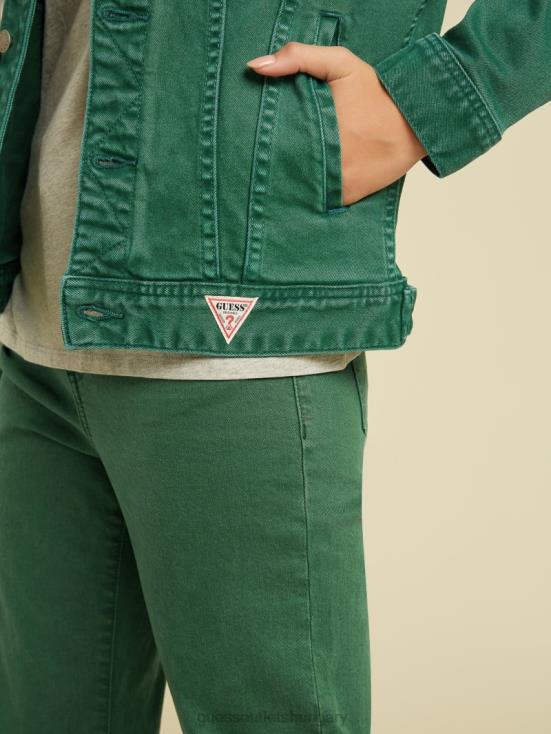 GUESS Go Eternal Green Wash 8ZX4F1806 Originals Dyed Denim Jacket