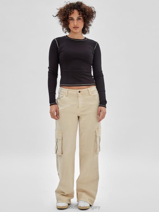 GUESS Go Laurie Tan Wash 8ZX4F170 Originals Kit Cargo Jeans