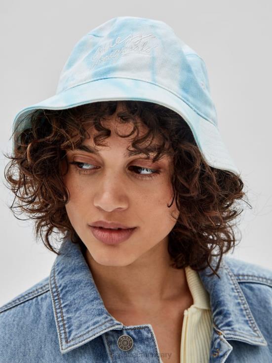 GUESS Go Marble Dye 8ZX4F3814 Originals Denim Bucket Hat
