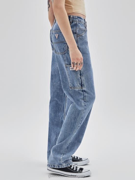 GUESS Go Medium Indigo Acid Was 8ZX4F150 Originals Kit Acid Washed Carpenter Jeans