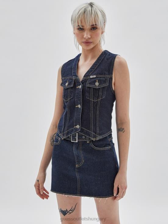 GUESS Go Vintage Dark Wash 8ZX4F1383 Originals Denim Vest