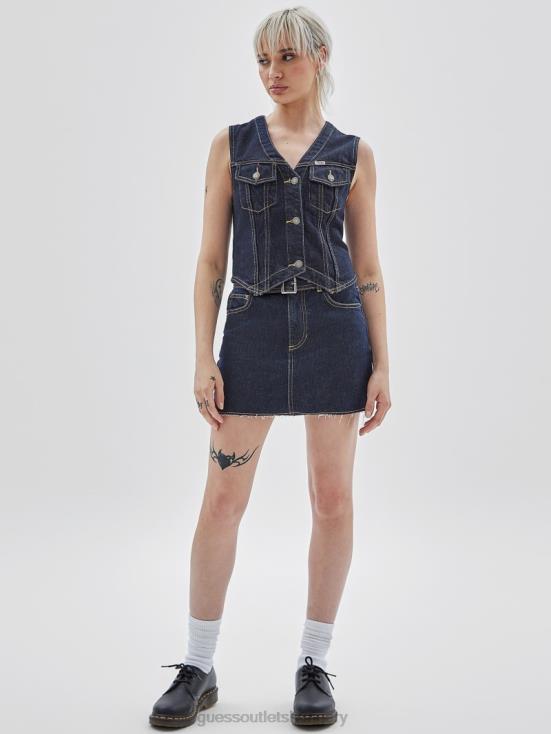 GUESS Go Vintage Dark Wash 8ZX4F1383 Originals Denim Vest