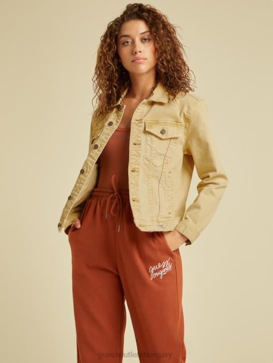 GUESS Go Vintage Tan Wash 8ZX4F1850 Originals Dyed Denim Jacket