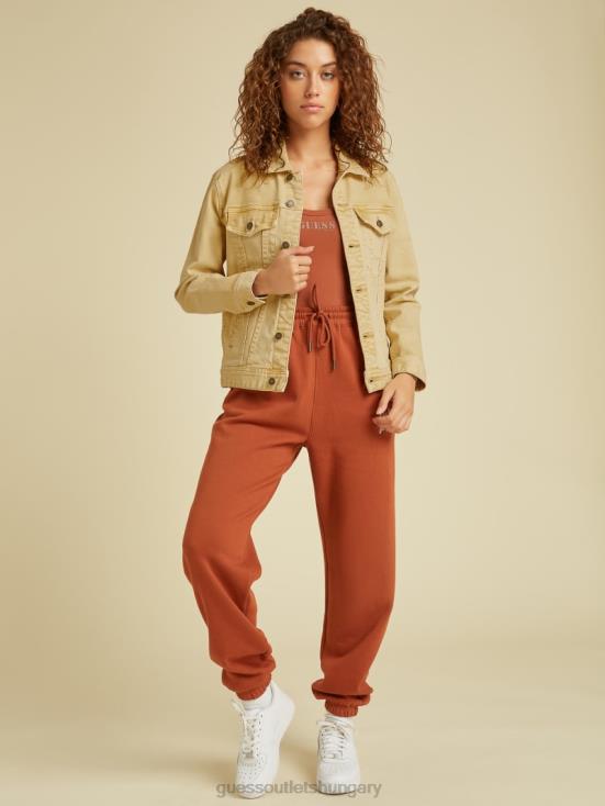 GUESS Go Vintage Tan Wash 8ZX4F1850 Originals Dyed Denim Jacket