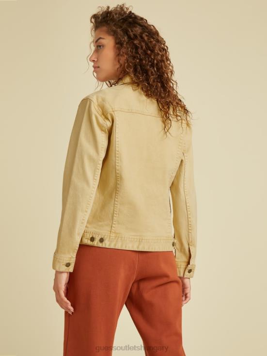 GUESS Go Vintage Tan Wash 8ZX4F1850 Originals Dyed Denim Jacket