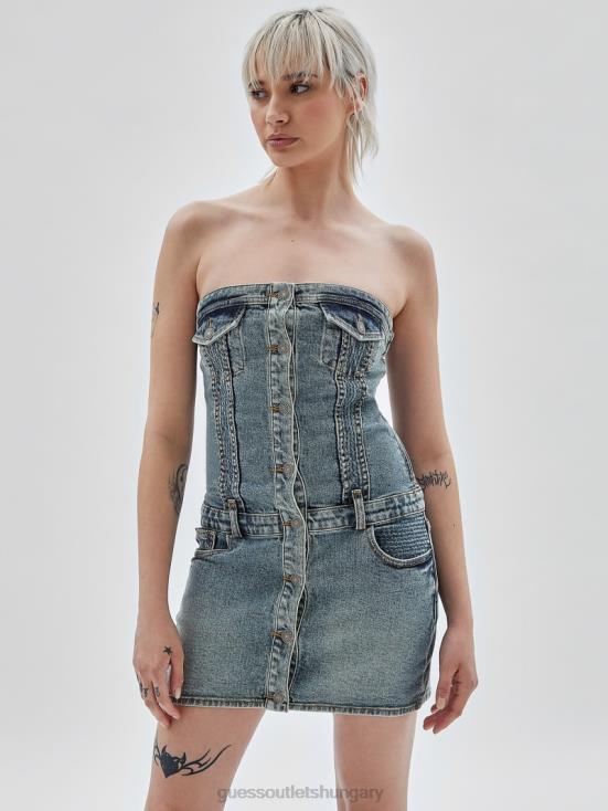 GUESS Go Vintage Tinted Medium 8ZX4F362 Originals Vintage Strapless Dress