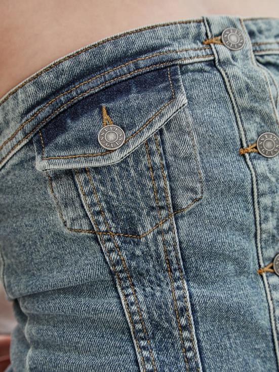 GUESS Go Vintage Tinted Medium 8ZX4F362 Originals Vintage Strapless Dress