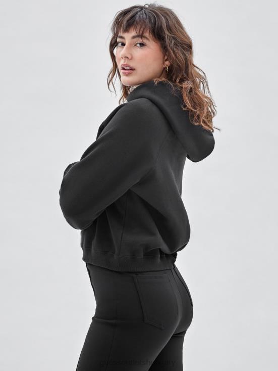 GUESS Jet Black Multi 8ZX4F1271 Originals Vintage Logo Hoodie