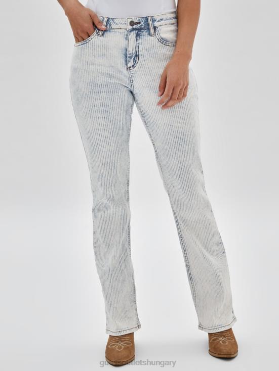 GUESS Light Snow Wash 8ZX4F178 Originals Kit Bootcut Jeans