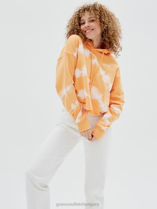 GUESS Orange Candy Multi 8ZX4F1847 Originals Tie-Dye Hoodie