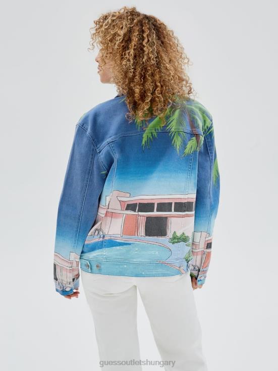 GUESS Poolside Vintage 8ZX4F1812 Originals Sunnyside Denim Jacket