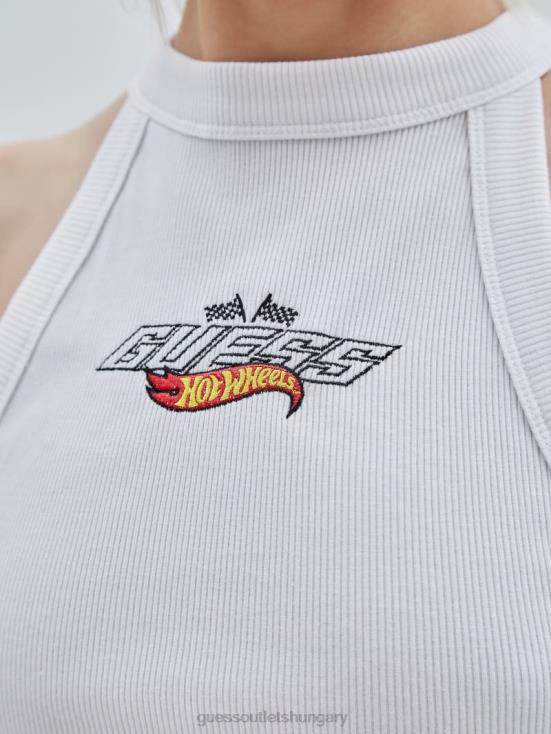 GUESS Pure White 8ZX4F1337 Originals x Hot Wheels Logo Tank