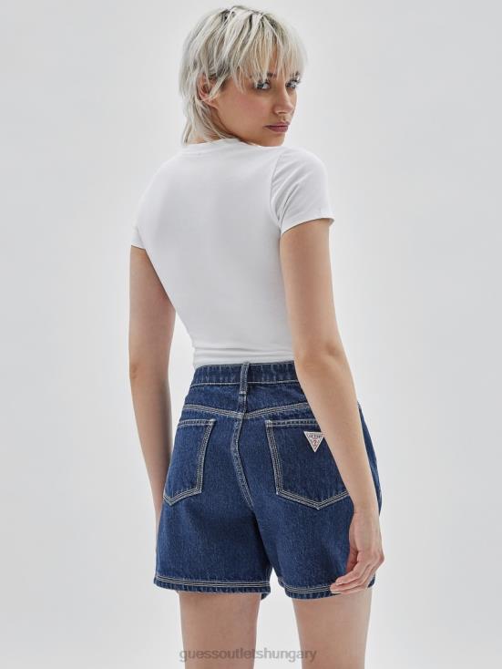 GUESS Pure White 8ZX4F1343 Originals x Hot Wheels Baby Tee